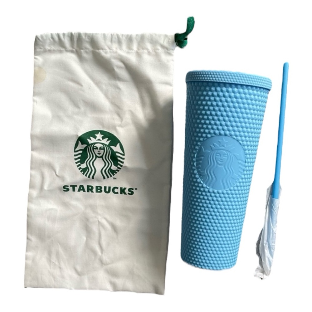 NWT Starbucks Thailand Blue Sky Studded Tumbler Overseas Exclusive Matte